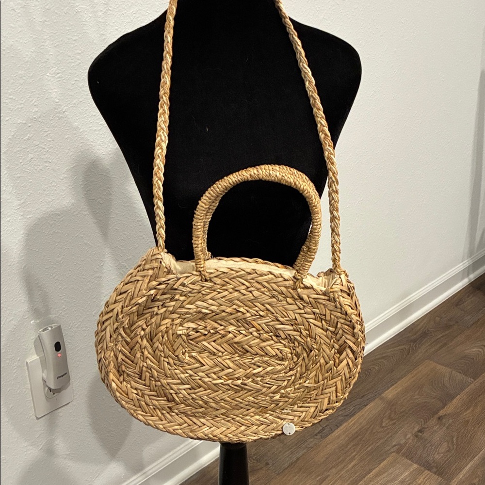 Billabong Natural Woven Shoulder Bag